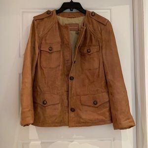 Camel Genuine leather jacket (medium)